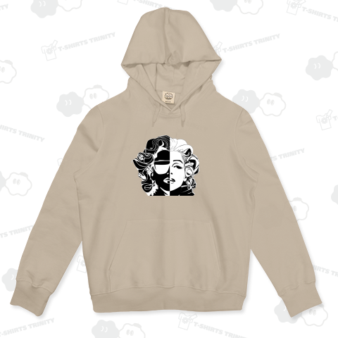 マリリン illustration(モノクロ)1