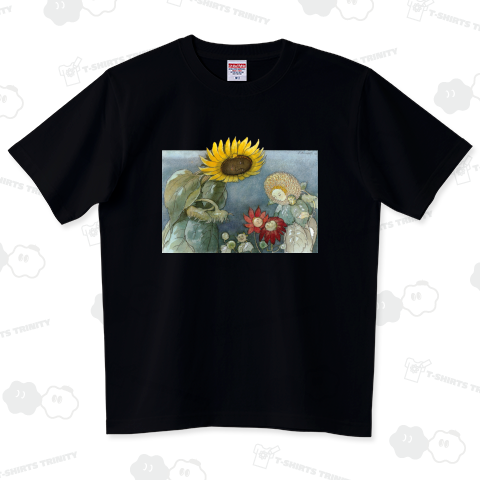 くさはらのこびと 挿絵7 (ヒマワリ夫人とダリヤ夫人) [エルンスト・クライドルフ