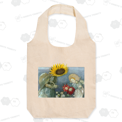 くさはらのこびと 挿絵7 (ヒマワリ夫人とダリヤ夫人) [エルンスト・クライドルフ