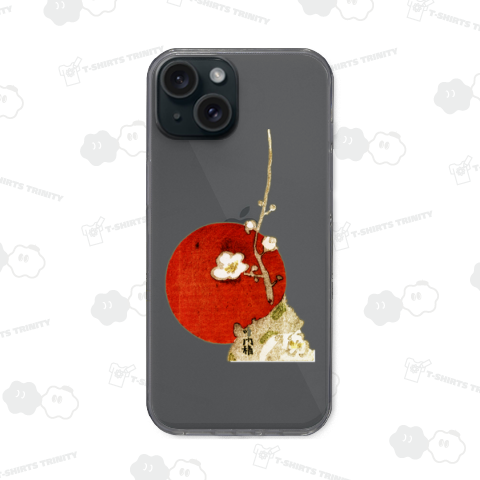 夕日に照らされる白い花