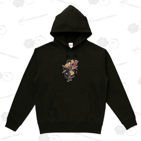 布を引く射手・源為朝 (一) 歌川国貞 1854年