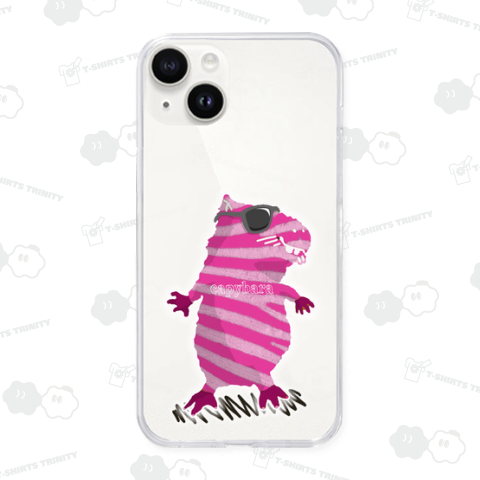 カピバラ‐a1 縞縞pink