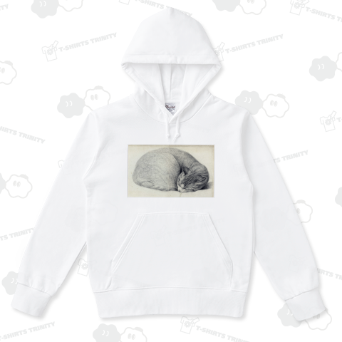 丸まって眠る猫、ジャン・ベルナール、1775年頃~1833年頃