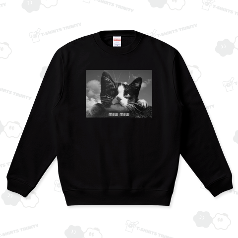 mew mew [猫の鳴き声]monochrome