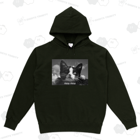 mew mew [猫の鳴き声]monochrome