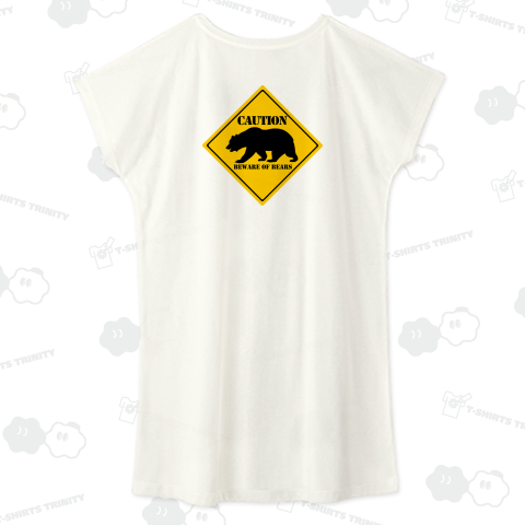 クマに注意「Beware₋of₋Bears」バックプリント