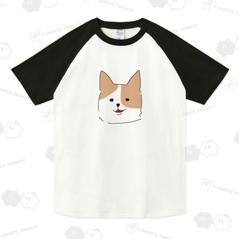 I Love Welsh Corgi ラグランTシャツ(5.6オンス)