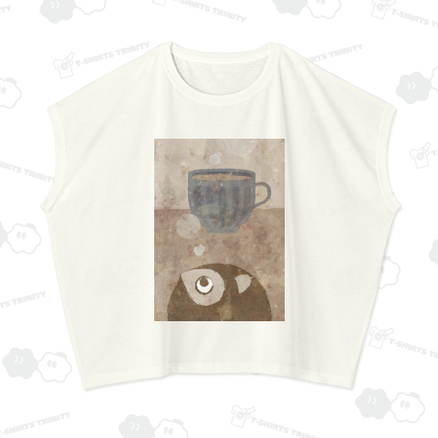 たぬきケーキ横顔シリーズ「カフェオレ」