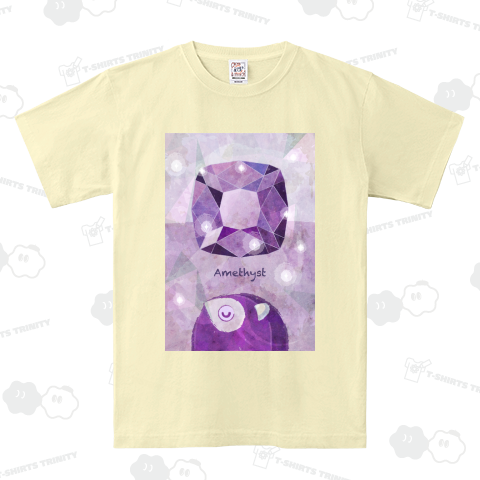 たぬきケーキ横顔シリーズ/アメジスト