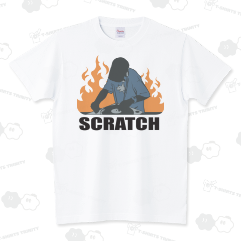 DJがスクラッチ