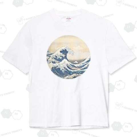 【ドット絵】the great wave_circle