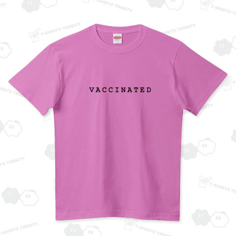 vaccinatedワクチン接種済 黒