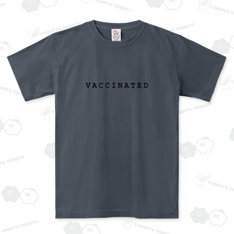 vaccinatedワクチン接種済 黒