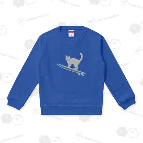 ねこサーファー シルバーグレー