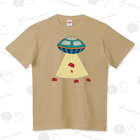 UFOと赤べこ / 虚船(うつろぶね)にアブダクションされる牛