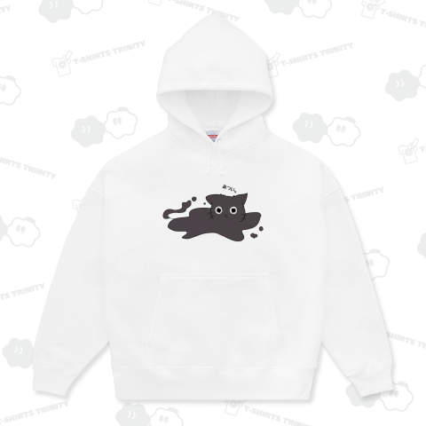 暑すぎて溶けるネコ