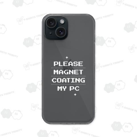 私のPCにマグネットコーティングをお願いします2(白)