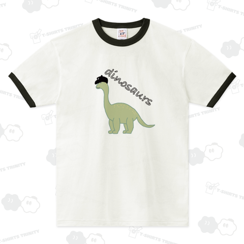 帽子を被った恐竜