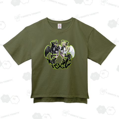 Toxix オーバーTシャツ(6.2オンス)