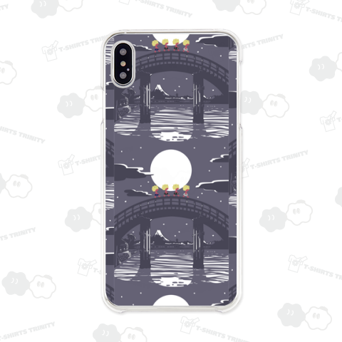 真夜中の行進(葛飾北斎アレンジ模写×小鬼)