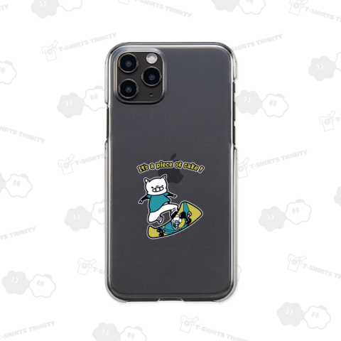 スケートボードをするブタ