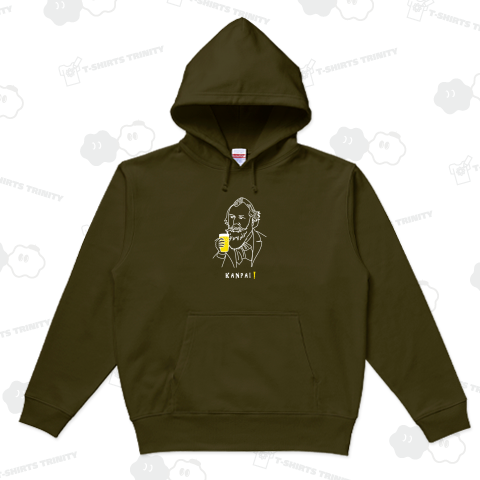 偉人 × BEER(ブラームス)白線画