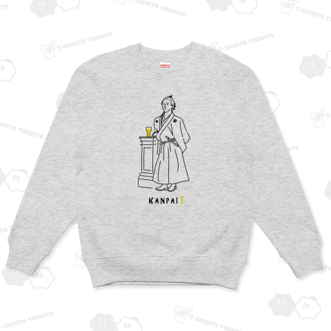 偉人 × BEER(坂本龍馬)黒線画