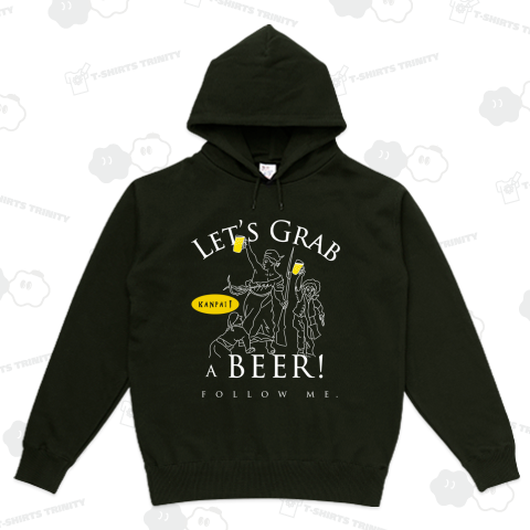 ドラクロワ×BEER(ビール飲みに行こう!ついて来て。)/白線画