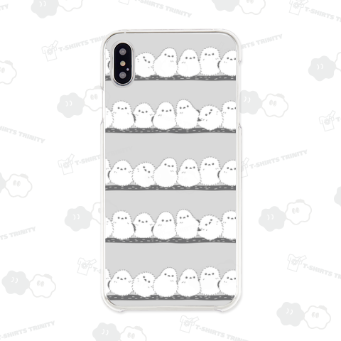 なかよしシマエナガ(グレー)