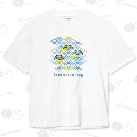 イエアメガエルと和柄