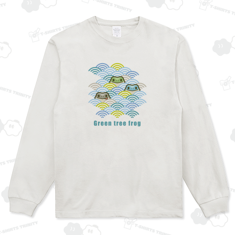 イエアメガエルと和柄