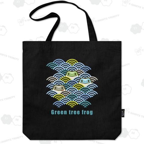 イエアメガエルと和柄