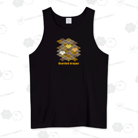 フトアゴヒゲトカゲと和柄