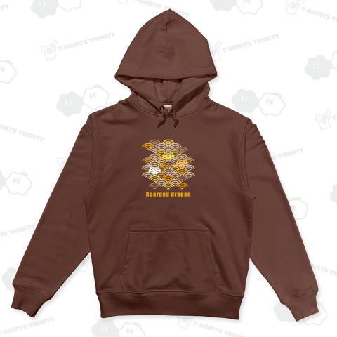 フトアゴヒゲトカゲと和柄