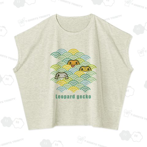 レオパードゲッコーと和柄