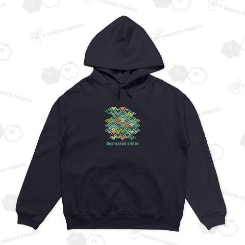 ミシシッピアカミミガメと和柄