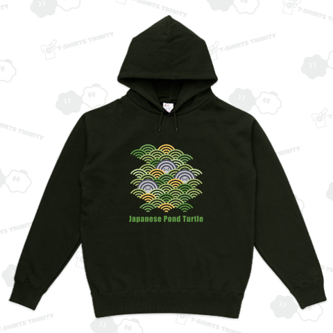 クサガメと和柄