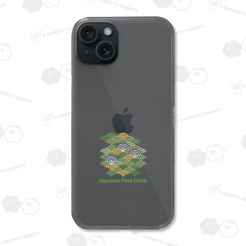 クサガメと和柄