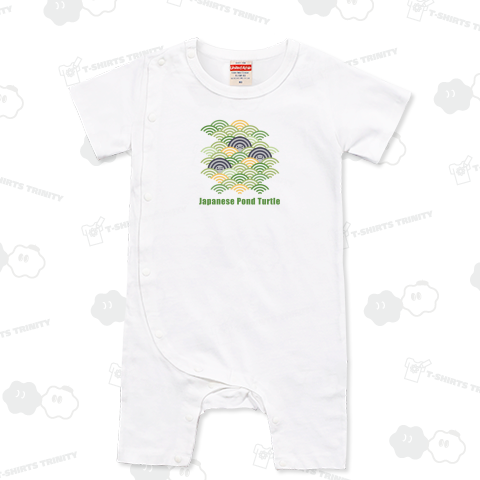 クサガメと和柄