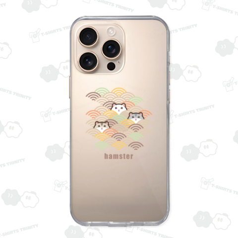 ジャンガリアンハムスターと和柄