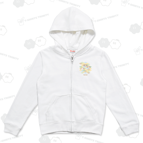 フェレットと和柄