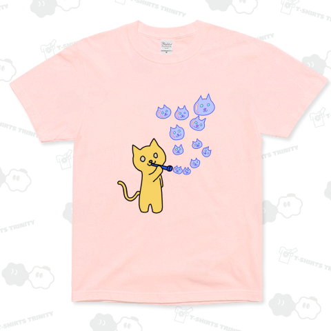 ネコとしゃぼん玉