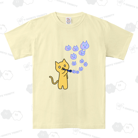 ネコとしゃぼん玉
