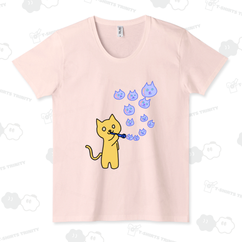ネコとしゃぼん玉