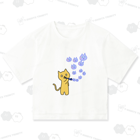 ネコとしゃぼん玉