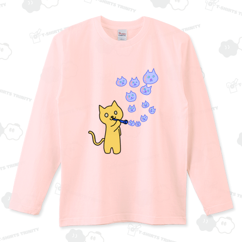 ネコとしゃぼん玉