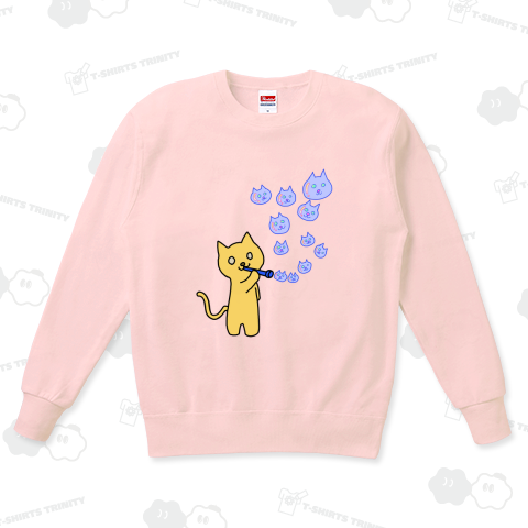 ネコとしゃぼん玉