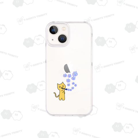 ネコとしゃぼん玉