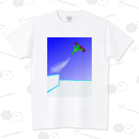 ピクトグラムとキッカーと3Dと青い空