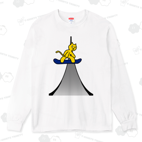 ストレートレールを嗜むネコ